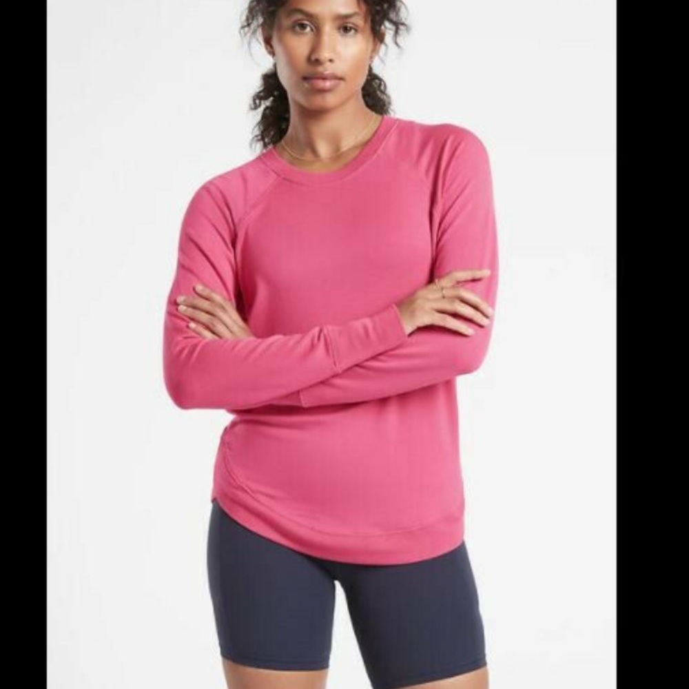 Athleta Mindset Sweatshirt Dragonfruit Pink‎ size 2X